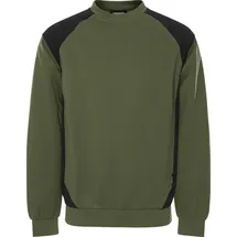 Fristads Sweatshirt 7148 GSM - Army Grün/Schwarz/XL 300510-796-XL