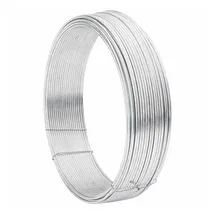 vidaXL Zaun-Bindedraht 33 m Silber/Stahl