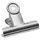 Wedo Briefklemmer silber 5,0 cm, 12 St.
