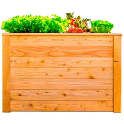 Tchibo - Hochbeet - 100x65x66cm - naturfarben - Holz / Polyethylen