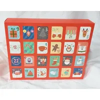 Adventskalender zum Befüllen groß | 24 Fächer | Weihnachten DIY Deko Geschenk