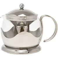 La Cafetière Teekanne Glas Silber 1 l