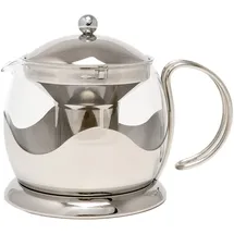 La Cafetière Teekanne Glas Silber 1 l