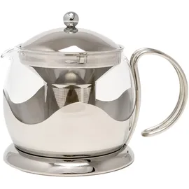 La Cafetière Teekanne Glas Silber 1 l
