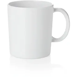 24x Becher Obertrasse Kaffetasse 350 ml weiß Melamin bruchfest