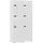 MÖBELPARTNER Spind 90,8 x 40,7 x 185,2 cm Weiß