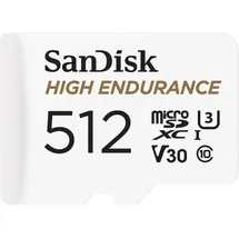 SanDisk High Endurance miniSDXC-Karte Retail 512GB