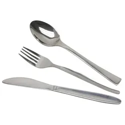 Besteck aus Edelstahl, Set 3-teilig