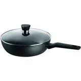 Rohe Germany Aluminium-Schmorpfanne Henry, 28 cm, mit Glasdeckel