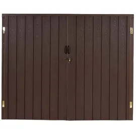 MCW Mülltonnenverkleidung MCW-J29 213 x 172 x 112 cm braun