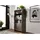 Massivmoebel24 Vitrine Akazie 71 x 45 x 147 cm Grau