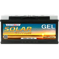 Gel Batterie 140Ah Solar Edition Leistungsstarker 12V Akku Solaranlagen Solarbatterie Gel Technologie Gelbatterie Solar Batterien Solarakku 140 Ah