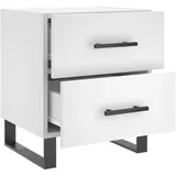 vidaXL Nachtschrank 40 x 35 x 47,5 cm Weiß