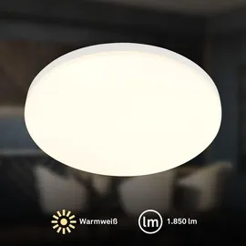 Briloner LED Deckenlampe 1 Rund 18W 1850lm weiß