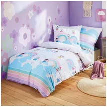 KAEPPEL Kinder-Bettwäsche Rainbow Fairies bunt 100x135 cm + 40x60 cm