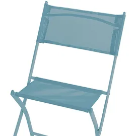 Mojawo - 3tlg Bistroset Gartenmöbelset Outdoormöbel Balkon Türkis klappbar