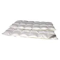 Bellalux Daunendecke Daunenbett leichte Ganzjahresdecke 6x8, 155x220 cm, Naturprodukt, 100% Daunen - Weiß