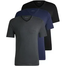 Boss Classic Kurzarm-T-Shirt 3 Einheiten Open Blue L