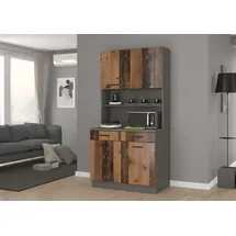 Küchen-Preisbombe Küchenzeile Mario 100 cm grau