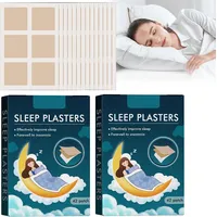 Sleep Patches, Natürliches Schlafpflaster für einen Besseren Schlaf, Schlafpflaster zum Durchschlafen, lindert Muskelspannung und Körperliche Müdigkeit, Tiefschlaf Pflaster für Männer und Frauen
