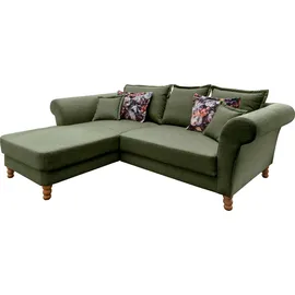 Home Affaire Eckcouch Polyester L-förmig grün