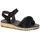 Paul Green Sandalette Damen Schwarz 38