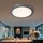 WOFI LED Deckenlampe 1 rund grau