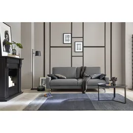 creation by rolf benz 3-Sitzer "CR.450, Designsofa, Loungesofa", grau (fehgrau 062, 36), B:204cm H:85cm T:95cm, Jacquard-Flachgewebe Diane 1 Q2 (55% Polyacryl 45% Polyester), CREATION BY ROLF BENZ, Sofas, Armlehne niedrig, Fuß chromfarben glänzend, Breite 204 cm
