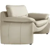 PLACES OF STYLE Sessel Luna Naturleder 110 x 80 x 88 cm Beige