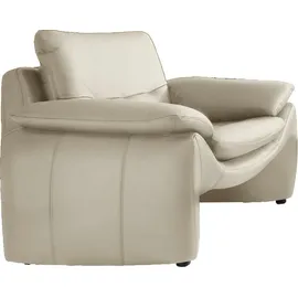 PLACES OF STYLE Sessel Luna Naturleder 110 x 80 x 88 cm Beige
