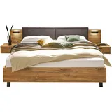 Möbel Boss Trattino 180 x 200 cm Braun/Grau