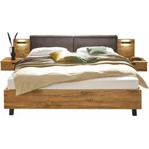 Möbel Boss Trattino 180 x 200 cm Braun/Grau