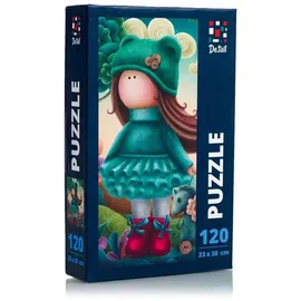 Roter Käfer Puzzle Kleine Puppe mit Pferd DT100-03
