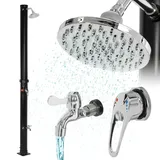 Solardusche Pooldusche Gartendusche Dusche mit Fußdusche Regendusche 20L