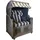 Strandkorb-King Strandkorb Old Teak, grau/cremeweiß Stoff,2 Sitzer,Vollliegemodell UVP 2367€