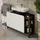 Vicco Waschbeckenunterschrank Karen 2 Schubladen 100 x 65 x 35 cm Anthrazit/Weiß