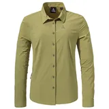 Schöffel Bluse "Blouse Style Dunajec WMS" in solid olive | Gr.: 42