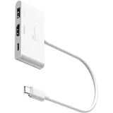 j5create USB-C zu 4K HDMI Adapter 20 cm Silber