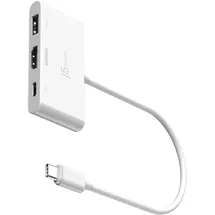 j5create JCA399-N, USB 3.2 Gen 2 (3.1 Gen 2) Type-C, 5000 Mbit/s Weiß