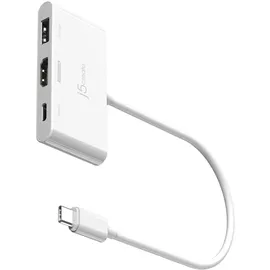 j5create JCA399-N, USB 3.2 Gen 2 (3.1 Gen 2) Type-C, 5000 Mbit/s Weiß