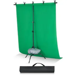 VEVOR Hintergrund Ständer Hintergrundsystem Fotostudio Einstellbar 154x198cm