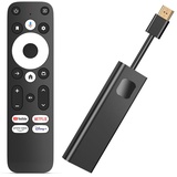 Orbsmart GD1 Android TV Stick 4K Streaming HDMI HDR Box für Fernseher | Bluetooth-Sprachfernbedienung | Google Assistant | Chromecast | Play Store | Netflix | Prime Video | Disney+