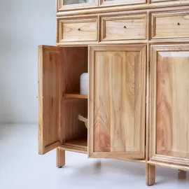 Tikamoon Doppelgeschirrschrank aus Mindiholz 120 cm Alex