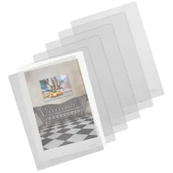 Hetzel 50er-Pack Sichthüllen - A4 - genarbt transparent