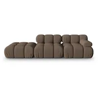 Micadoni Sofa Bellis, modular 4-Sitzer braun