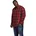 JACK JONES Gingham Langarmhemd Brick Red Slim Fit XL
