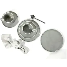 CreaTable Chef Collection Kaffeeservice 18-tlg. grau