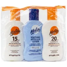 MALIBU Zonnebrand Lotion LSF 15 3 x 100 ml