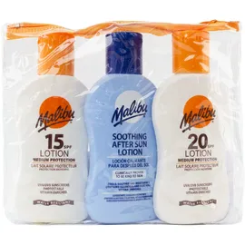 MALIBU Zonnebrand Lotion LSF 15 3 x 100 ml