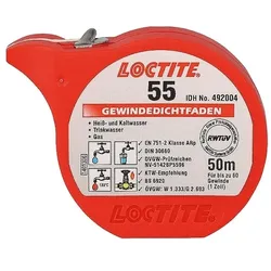 LOCTITE® Gewindedichtfaden (DVGW/ÖVGW) LOCTITE 55, 50m